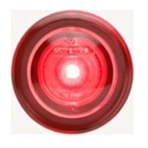 Optronics 3/4" Sealed Red LED Marker/Clearance Light with Theft-Deterrent Design - MCL11SRK1BK