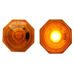 Optronics Uni-Lite™ 3/4”Amber LED Non-Directional Marker/Clearance Light - MCL10ABK