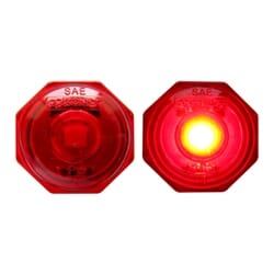 Optronics Uni-Lite™ 3/4”Red LED Non-Directional Marker/Clearance Light - MCL10RBK