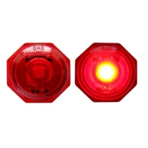 Optronics Uni-Lite™ 3/4”Red LED Non-Directional Marker/Clearance Light - MCL10RBK