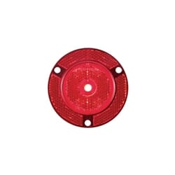 Optronics 2" Red Round Sealed 7-LED Flange Mount Marker/Clearance Light with Reflex - MCL52RHXB
