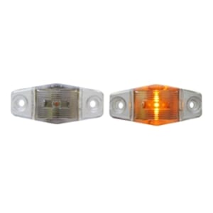 Optronics Clear Lens Mini Sealed Amber LED Horizontal-Vertical Marker/Clearance Light - MCL99AC1B