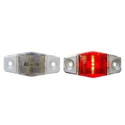 Optronics Clear Lens Mini Sealed Red LED Horizontal-Vertical Marker/Clearance Light - MCL99RC1B