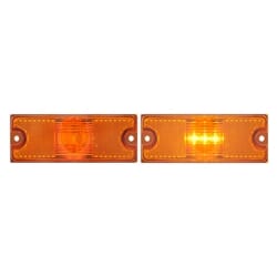 Optronics Amber LED SURFACE MOUNT MARKER/CLEARANCE LIGHT WITH REFLEX - MCL82AB