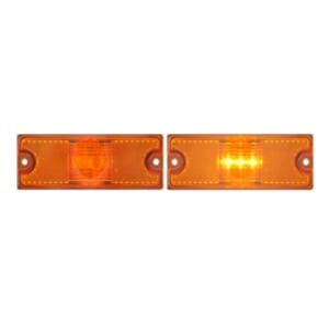 Optronics Amber LED SURFACE MOUNT MARKER/CLEARANCE LIGHT WITH REFLEX - MCL82AB