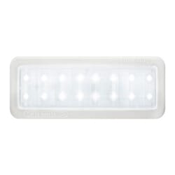 Optronics Opti-Brite ™ 16-LED 11" surface mount dome light with snap-on white bezel, cool white diodes - ILL06COBK