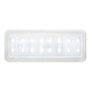 Optronics Opti-Brite ™ 16-LED 11" surface mount dome light with snap-on white bezel, cool white diodes - ILL06COBK