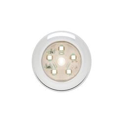Optronics 6-LED utility light, chrome trim ring - UCL60CB