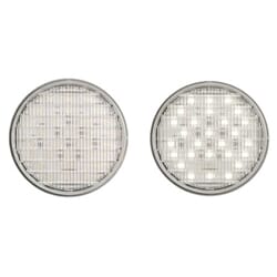 Optronics 4 Inch Round Clear back-up light, recess mount, standard 2-pin connection, 12V - BUL23CBK