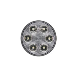 Optronics FLEET Count™ 4 Inch Round Clear back-up light, recess mount, standard 2-pin connection - BUL06CBK