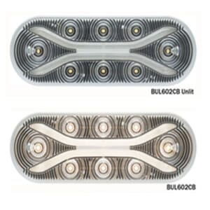 Optronics Light Guide ™ 6 Inch Clear back-up light, standard 2-pin connection - BUL602CBK