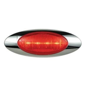 Optronics Millennium Series 6.5” Sealed LED Marker/Clearance Light Red - 00212309BK