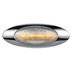 Optronics Clear Lens Millennium Series 6.5” Sealed LED Marker/Clearance Light Yellow - 00212376BK