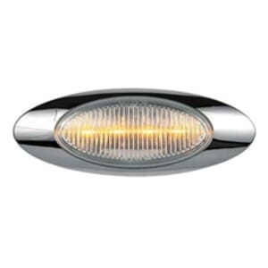 Optronics Clear Lens Millennium Series 6.5” Sealed LED Marker/Clearance Light Yellow - 00212376BK