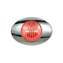 Optronics Clear Lens Millennium Series 3” Sealed LED Marker/Clearance Light Red - 00212278BK