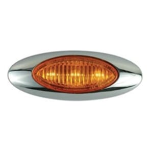 Optronics Millennium Series 4” Sealed LED Marker/Clearance Light Amber - 00212700BK