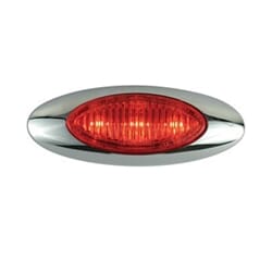 Optronics Millennium Series 4” Sealed LED Marker/Clearance Light Red - 00212701BK