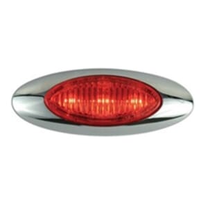 Optronics Millennium Series 4” Sealed LED Marker/Clearance Light Red - 00212701BK