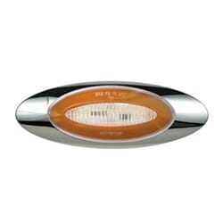 Optronics Clear lens Panelite ®  Millennium Series ®  6.5” Sealed  LED Marker/Clearance Light Amber - 11212336P
