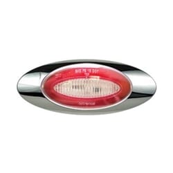 Optronics Clear lens Panelite ®  Millennium Series ®  6.5” Sealed  LED Marker/Clearance Light Red - 11212338P