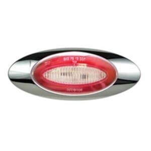 Optronics Clear lens Panelite ® Millennium Series ® 6.5” Sealed LED Marker/Clearance Light Red - 11212338P