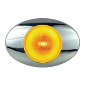 Optronics GloLight Millennium Series 3” Sealed LED Marker/Clearance Light Amber - 11212235P
