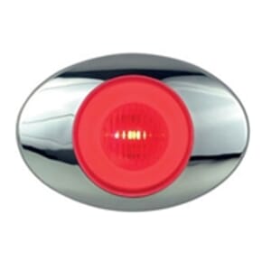 Optronics GloLight Millennium Series 3” Sealed LED Marker/Clearance Light Red - 11212237P