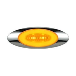 Optronics GloLight Millennium Series 4” Sealed LED Marker/Clearance Light Amber  - 11212700BK