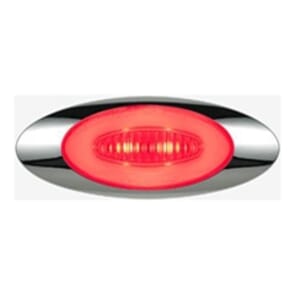 Optronics GloLight Millennium Series 4” Sealed LED Marker/Clearance Light Red - 11212701BK