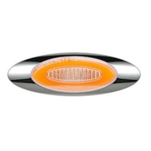 Optronics Clear Lens GloLight Millennium Series 4” Sealed LED Marker/Clearance Light Amber - 11212704P