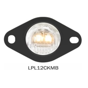 Optronics 3/4” Sealed LED License Light w/Bracket - LPL12CKMB