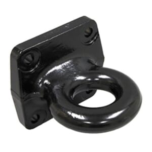 Buyers Products 3 Inch I.D. Heavy-Duty Forged 4-Bolt Mount Drawbar - Zinc Plated - BDB13850Z