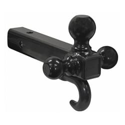 Buyers Products Tri-Ball Hitch Tubular Shank With Black Balls And Recovery Hook - 1802208