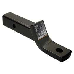 Buyers Products 2 Inch Ball Mount With 2 Inch Drop x 8 Inch Long Tube Black - 1803005