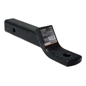 Buyers Products 2 Inch Ball Mount With 2 Inch Drop x 10 Inch Long Tube Black - 1803007