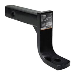 Buyers Products 2 Inch Ball Mount With 6 Inch Drop x 10 Inch Long Tube Black - 1803015