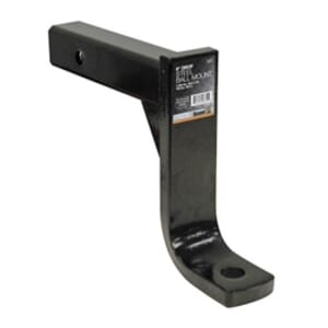 Buyers Products 2 Inch Ball Mount With 8 Inch Drop x 10 Inch Long Tube Black - 1803017