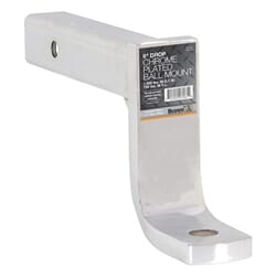 Buyers Products 2 Inch Ball Mount With 6 Inch Drop x 10 Inch Long Tube Chrome - 1803016