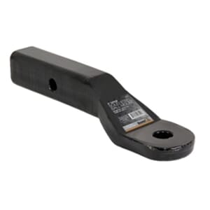 Buyers Products 2 Inch Heavy-Duty Ball Mount 2 Inch Drop x 7-5/8 Long Tube Black For 1 Inch Hole - 1803050