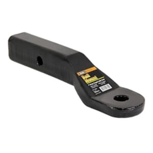 Buyers Products 2 Inch Heavy-Duty Ball Mount 2 Inch Drop x 7-5/8 Long Tube Black For 1-1/4 Hole - 1803051