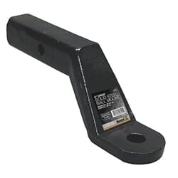 Buyers Products 2 Inch Heavy-Duty Ball Mount 4 Inch Drop x 7-7/8 Long Tube Black For 1 Inch Hole - 1803055