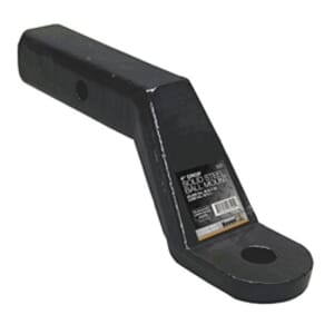 Buyers Products 2 Inch Heavy-Duty Ball Mount 4 Inch Drop x 7-7/8 Long Tube Black For 1 Inch Hole - 1803055