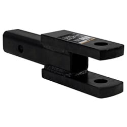 Buyers Products 2 Inch Square Tubular Shank Clevis Ball Mount Black 9-1/4 Inch Long - 1803060