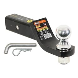 Buyers Products 2 Inch Black Ball Mount Kit With 2 Inch Shank And 2 Inch Drop-Cotter Pin Hitch - 1803307