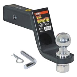 Buyers Products 2 Inch Black Ball Mount Kit With 2 Inch Shank And 4 Inch Drop-Cotter Pin Hitch - 1803313