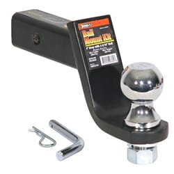 Buyers Products 2-5/16 Inch Black Ball Mount Kit With 2 Inch Shank 4 Inch Drop-Cotter Pin Hitch - 1803314