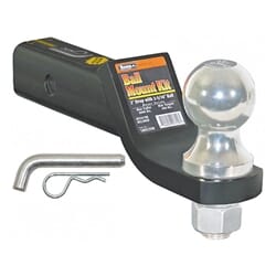 Buyers Products 2-5/16 Inch Black Ball Mount Kit With 2 Inch Shank 2 Inch Drop-Cotter Pin Hitch - 1803308