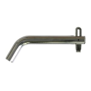 Buyers Products 5/8 x 4.0 Inch Clear Zinc Hitch Pin Assembly With Spring Clip - HP625SC