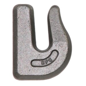 Buyers Products 3/8 Inch Drop Forged Weld-On Heavy-Duty Towing Hook - Grade 43 - B2408W375