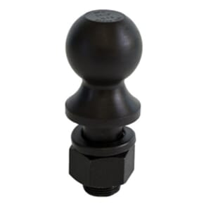 Buyers Products 2-5/16 Inch Black Hitch Ball With 1-1/4 Shank Diameter x 2-3/4 Long+1 Inch Riser - 1802055